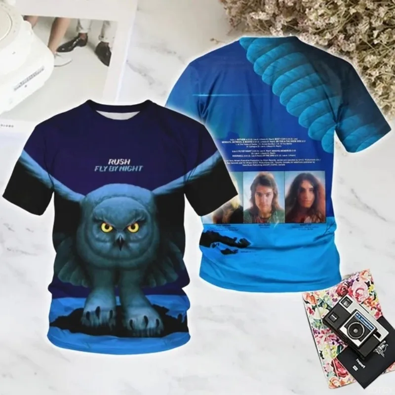 شعبية روك الاندفاع ثلاثية الأبعاد تي شيرت مطبوع الصيف نمط جديد الرجال والنساء الهيب هوب العصرية قصيرة الأكمام الشارع فضفاض رداء علوي غير رسمي #3