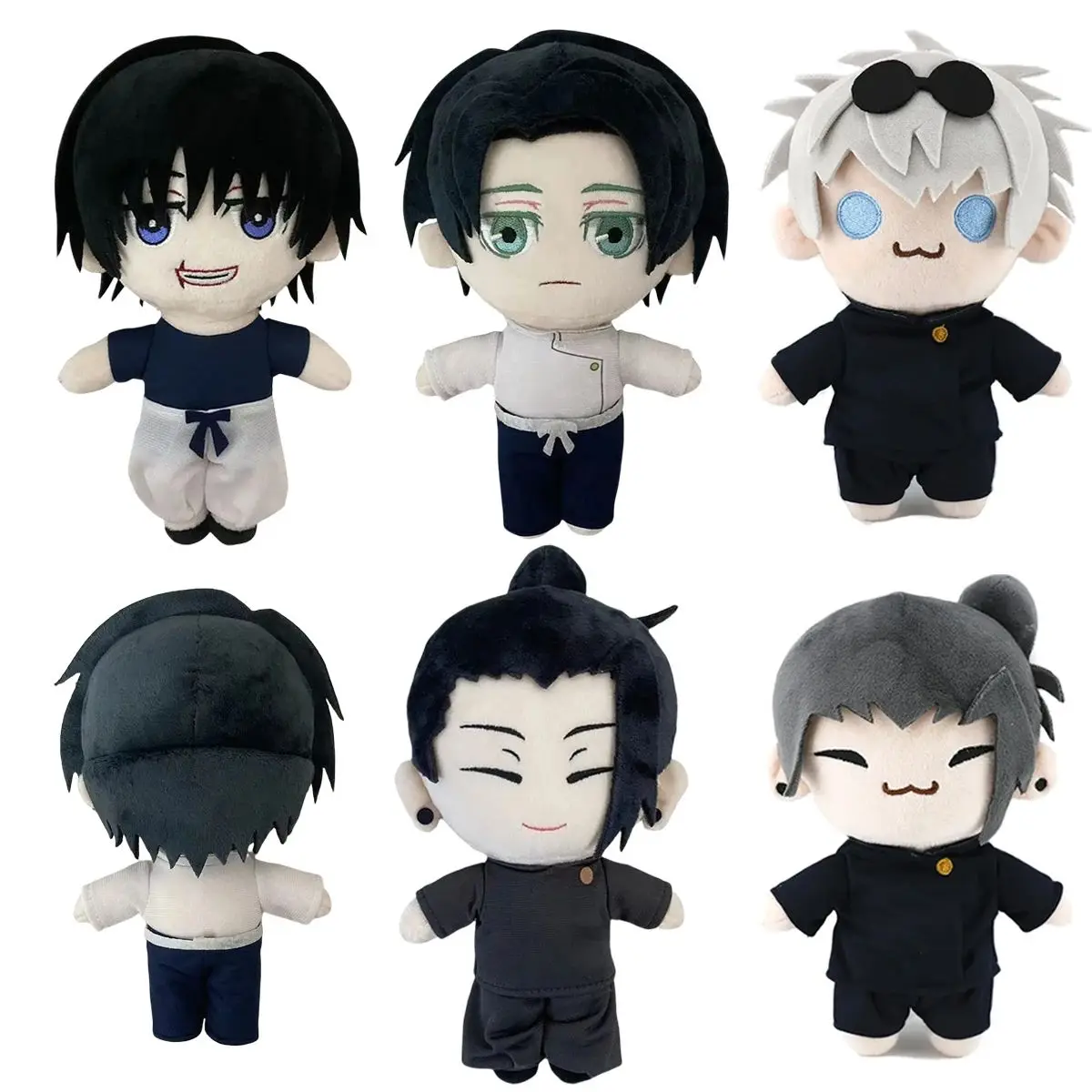 Anime Figure Stuffed Jujutsu Kaisen Plush Satoru Gojo Fushiguro Megumi Itadori Yuji Inumaki Toge  Kawaii Doll Children gift toys