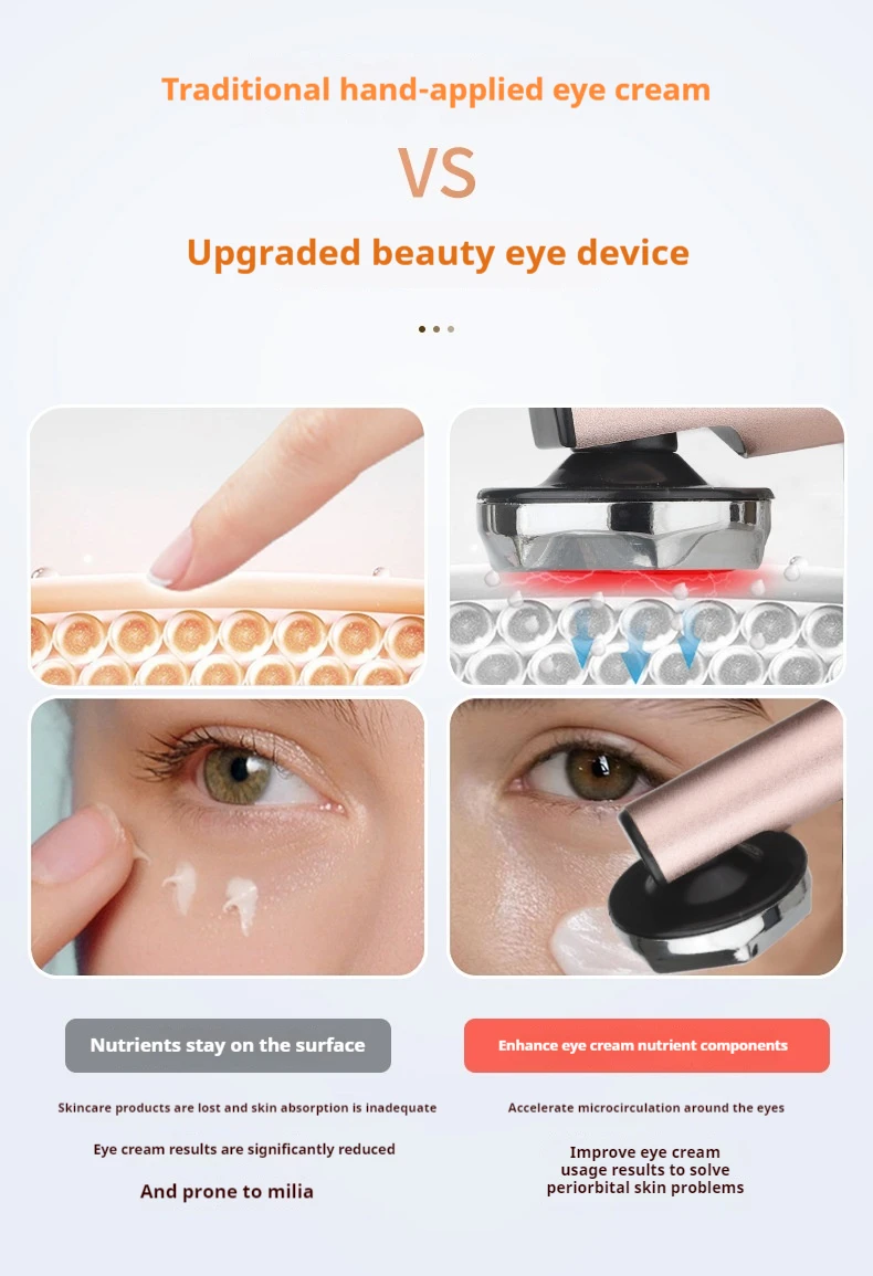 Smart Eye Lift Wand Trillingen LED Massage Tool Schoonheidsapparaat