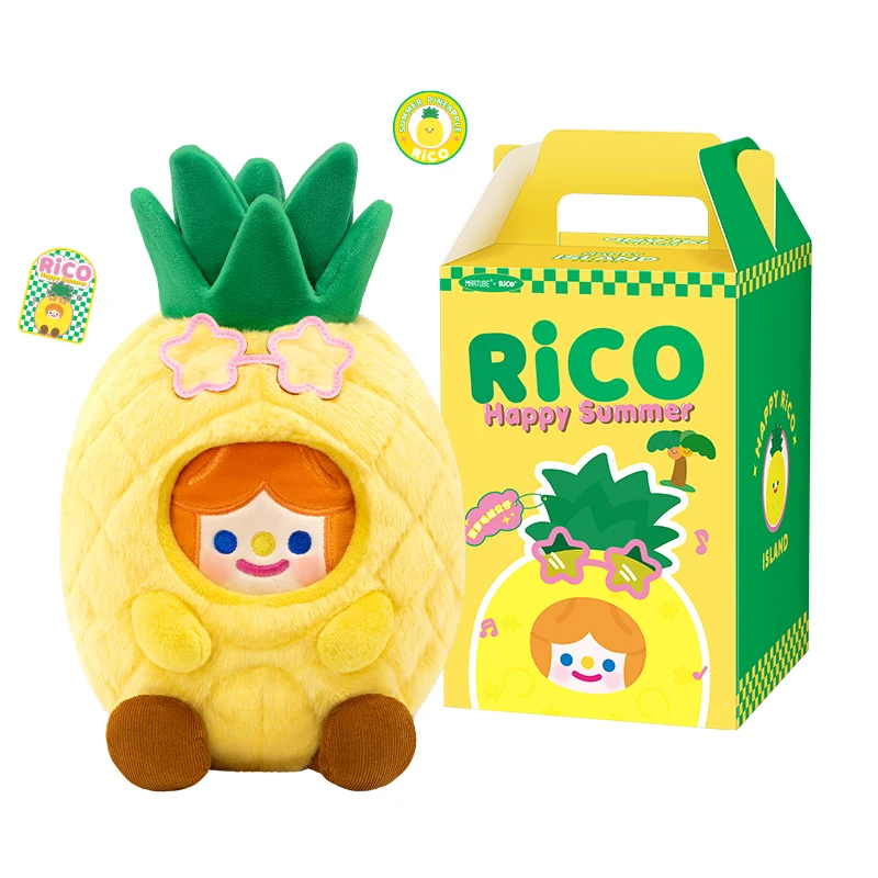 Finding Unicorn Rico Pineapple Plush Toys Doll Cute Anime Figure Desktop Ornaments Gift Collection