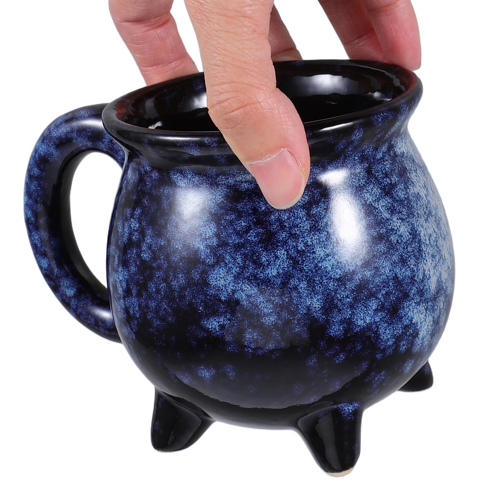 

Halloween Witch Cauldron Ceramic Mug 375Ml Coffee Tea Cup Halloween Novelty Mug Dishwasher Safe Spooky Coffee Cup