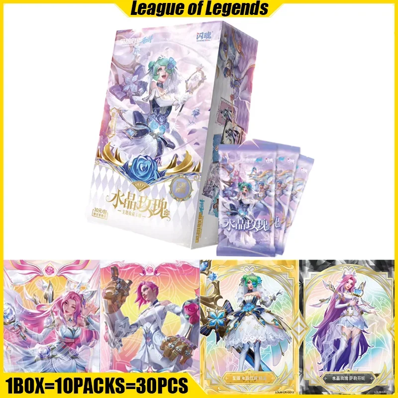 Shining Soul LOL Cards League of Legends Anime Collection Cards Mistery Box Board Games Toys Birthday Gifts for Boys and Girls