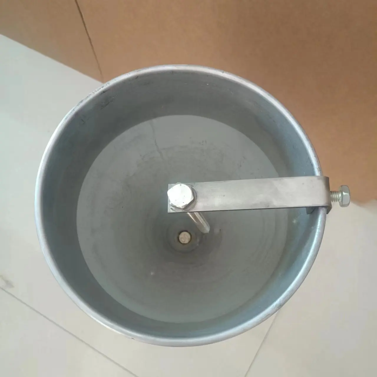 Stainless steel grout consistency meter funnel IP55 protection grade 2 kg, lightweight, suitable for