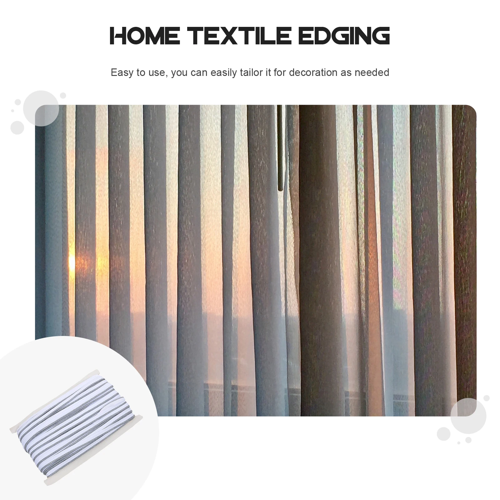 

Piping Cord Trim Decorative Polyester Edging Ribbon for Quilt Pillow Curtains DIY Craft Core Rope Twisted Braided Handmade