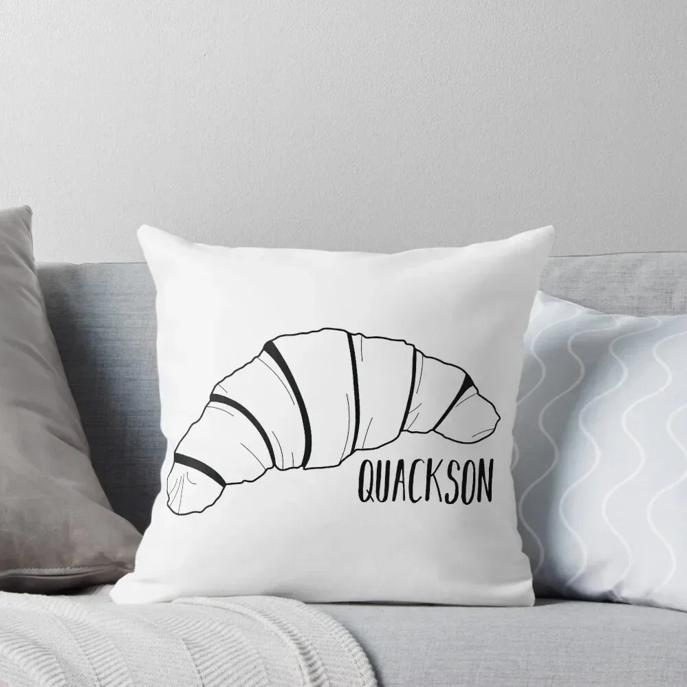 

Quackson Throw Pillow home decor items anime girl pillow