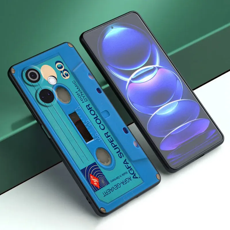 Classical Old Cassette Cartoon Cover Black Phone Case For OnePlus Nord CE3 Lite 3 12 11 2T N30 CE2 N300 N200 10 9RT ACE 2V Pro image 5