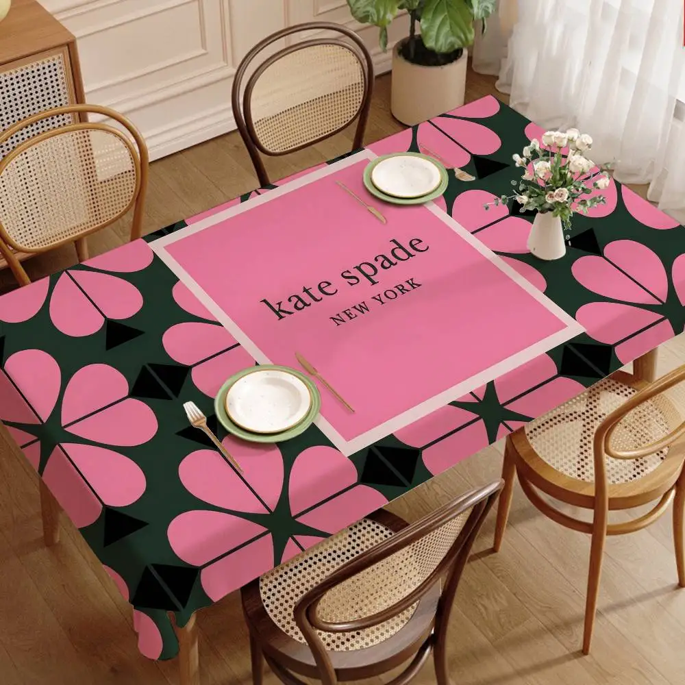 K-Kate S-Spade Waterproof And Oil-proof Tablecloth Bedside Table Dustproof Decorative Cloth Living Coffee Tablecloth