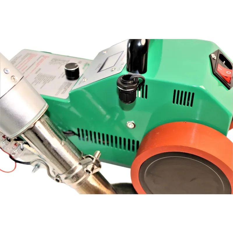 Tarpaulin Welding Machine Fine Heat Calibration Hot Air Banner Welding Machine Rim Fold Cord Wrap Seal Automatic