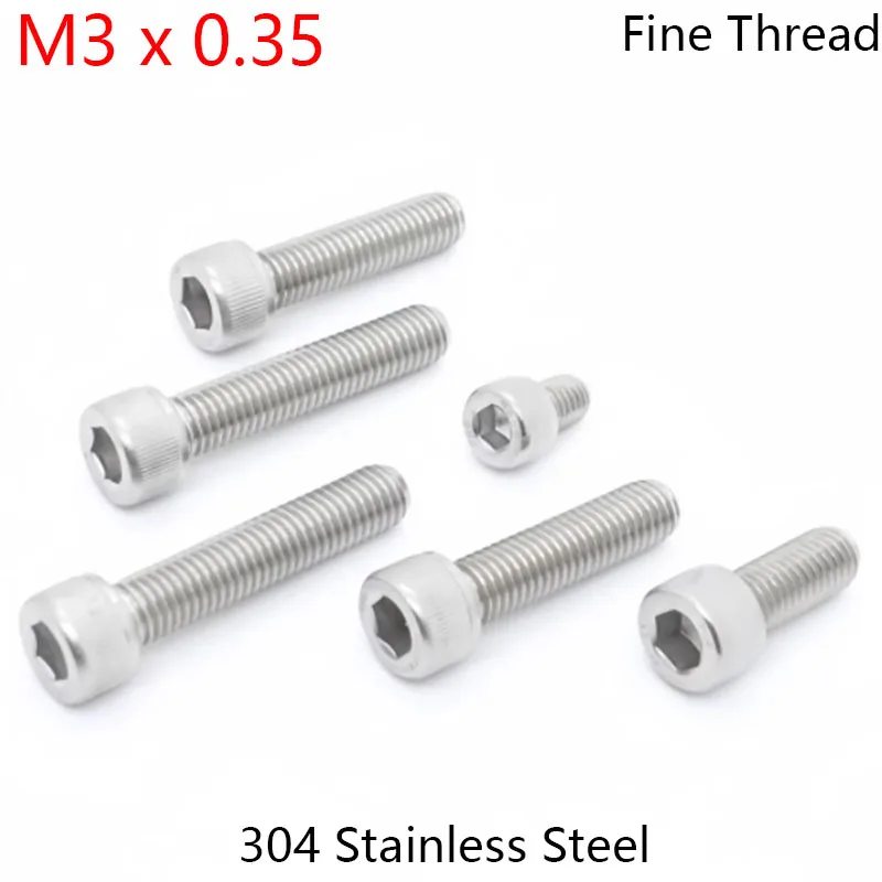 M3 X 0.35 304 Stain…