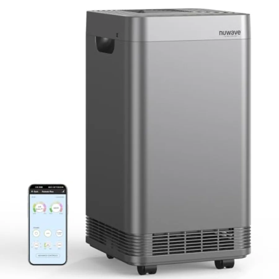 

Forever Plus Air Purifier for Home with Washable Filter for Massive Areas up to 3 210 Sq Ft Smart WiFi Control 18dB Ultra-Quiet