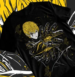 Genos One Punch Man Anime Manga Villain Unisex Tshirt T-Shirt Soft Tee