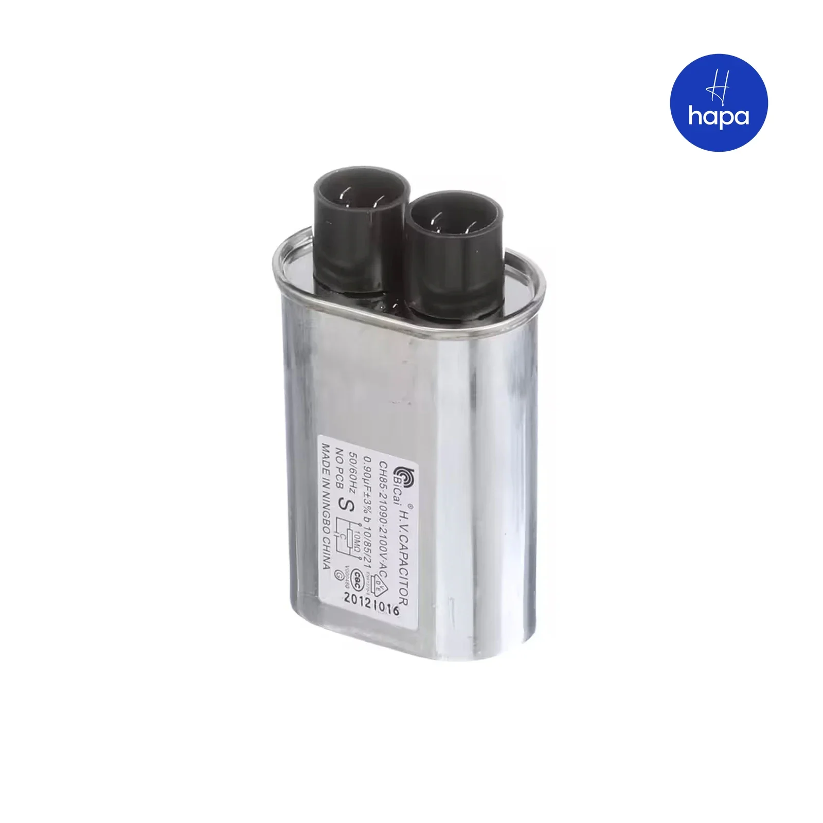 2100V.AC 0.9uF 50/60Hz CH85.21090 High Voltage HV CAPACITOR   Microwave Oven Replacement Parts