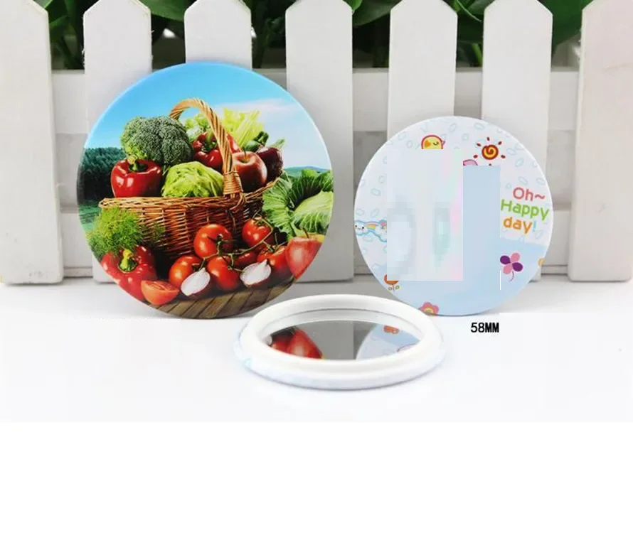 

100pcs 2.25inch Mirror badges 58mm DIY blank material button badges 58MM mirror button badges mini button badge mirror