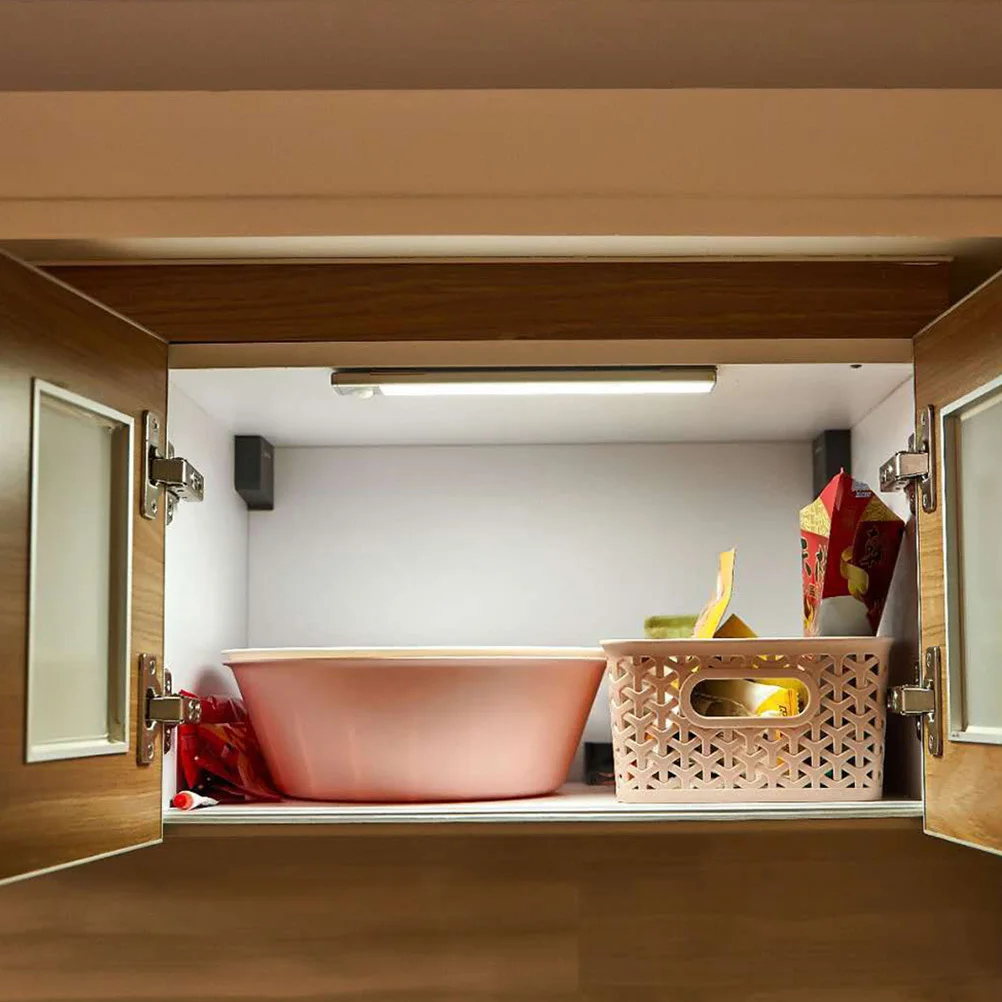 

1Pcs Simple Thin Body Sensor Cabinet Light Practical LED Night Lamp for Wardrobe Drawer Cupboard Multifunction Home Sticking