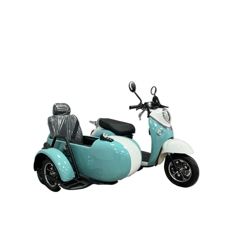 Elektrisches dreirädriges Motorrad, 8-Gang, teilweise dreirädrig, 72V Hochleistungs-Pedalroller für Erwachsene