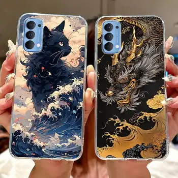 Módní malované pouzdro pro OPPO Reno4 CPH2113 / Reno4 Pro CPH2109 Měkké silikonové TPU pouzdro na telefon pro Oppo Reno 4 4Pro 4G nárazníky 8 nejlepší prodej roztomilý kryt na telefon OPPO - №4