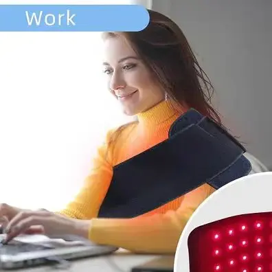 

HLKGO Professional Red Light Therapy Blanket - 660nm 850nm Full Body Mat for Deep Muscle Joint Pain Relief & Recovery