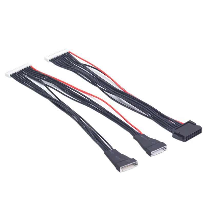 

1PCS 20cm 16-Pin 12S Battery Charging Cable LiPo Balance Wire 12S Charge Adapter Line Converts to 6S Male Plug for RC Model Part