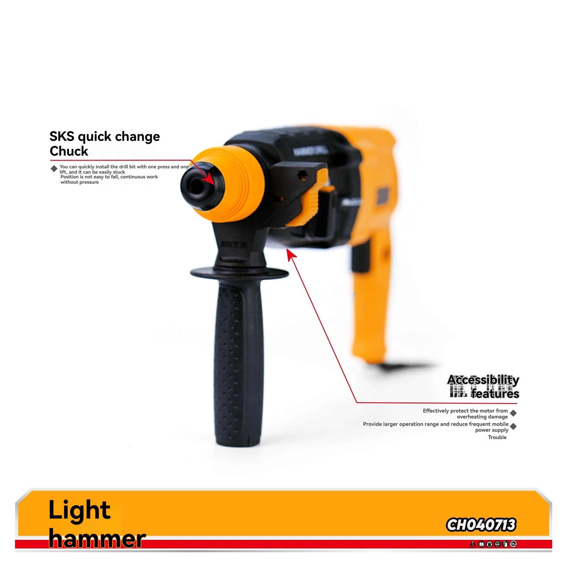 1350W 220V Electric Rotary Ham - Rotary Hammer Drill 26Mm review and price