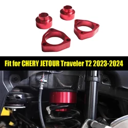 Car Front and Rear Raise Spacer Suitable for JETOUR Traveler 2023 2024 Chassis Springs Shock Absorbers Flange Plates Accessories