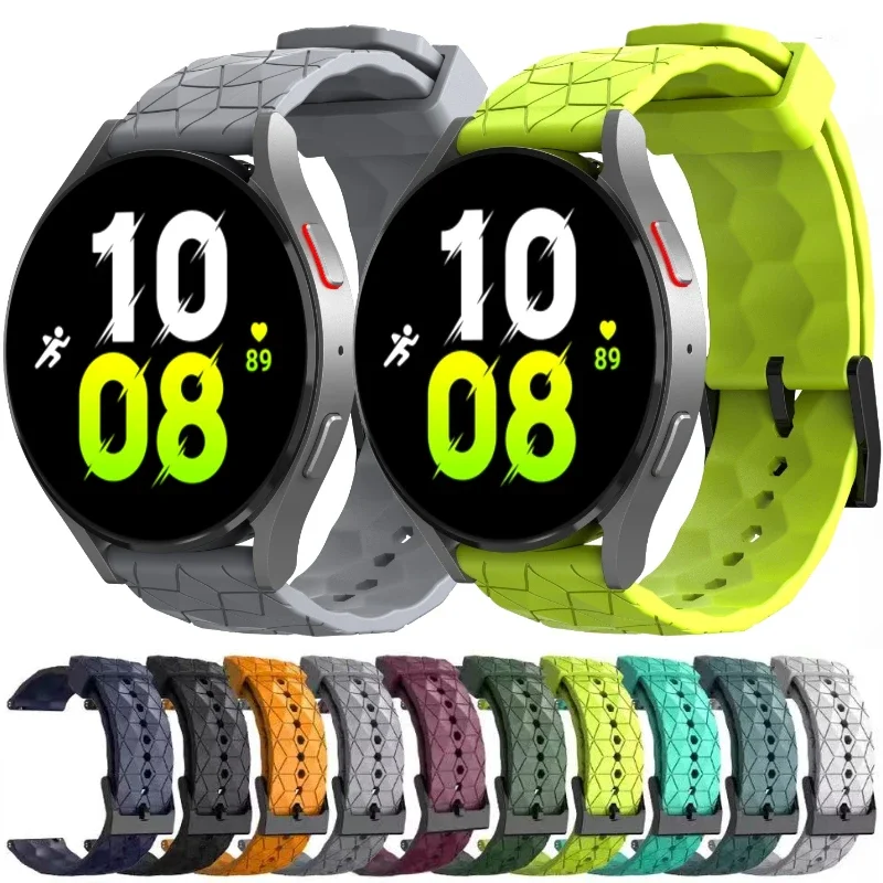 Silicone Strap For Samsung Galaxy Watch 7/6/5/4/3 Active 2 Bracelet Band Huawei Watch 5-4-3 GT 2-3-4 Pro For Amazfit GTR 4/GTS 4