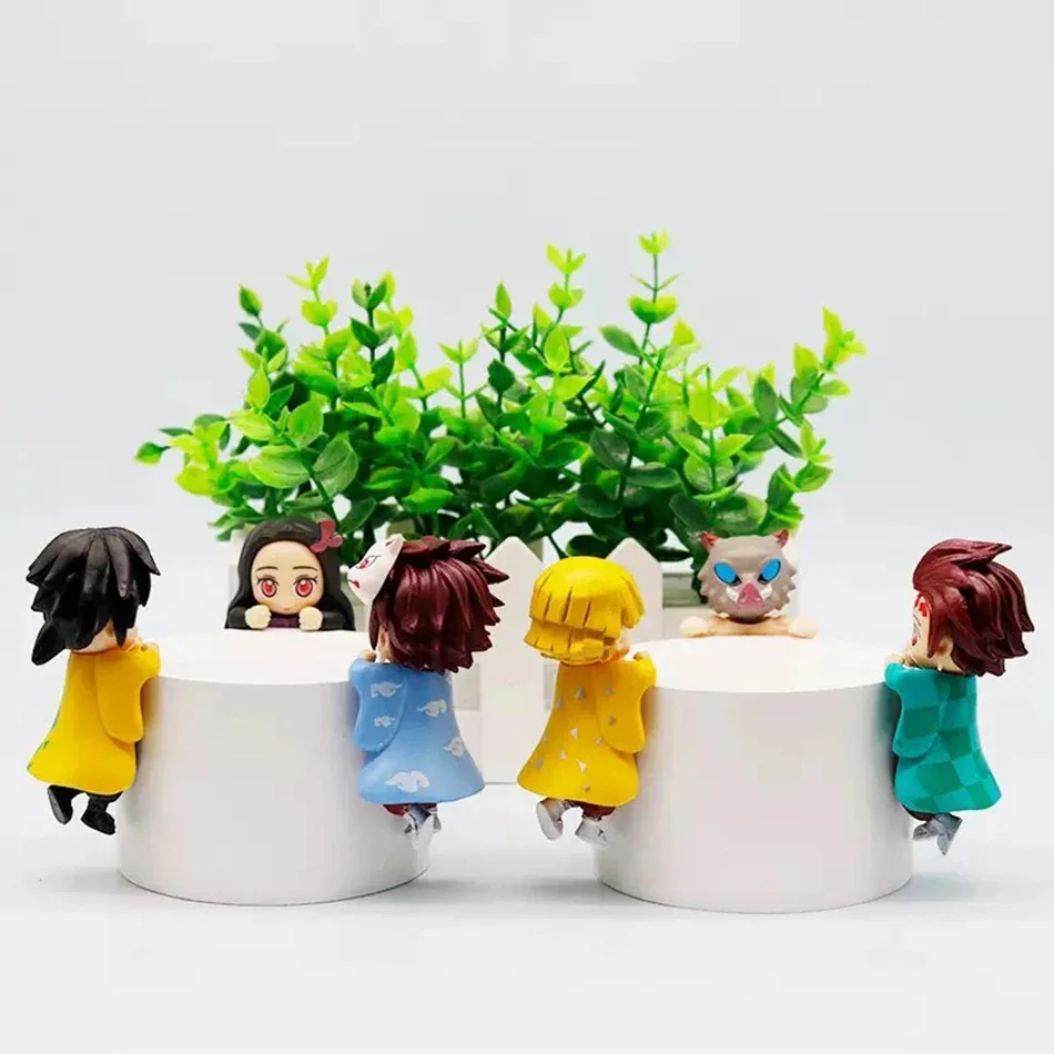 حفلة الملاك شيطان القتلة سلسلة عمل الشكل سيارة الديكور شاشة كمبيوتر مكتبي كيوبيد البلاستيكية لعبة مجسمة دمية هدية عيد ميلاد