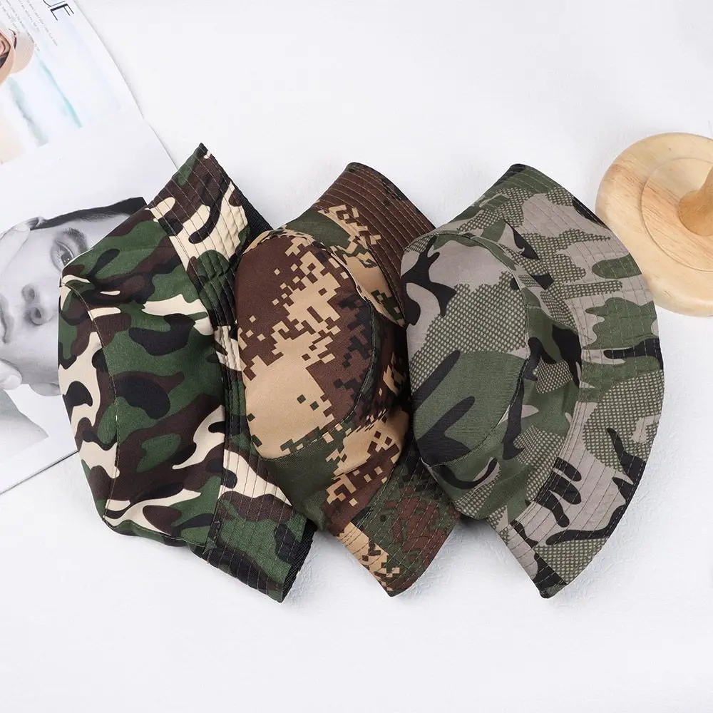 Portable  Bucket Hat Unisex Foldable Wide Brim Fisherman Cap