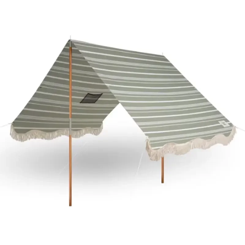 Lightweight Outdoor Popular Strong Competitive Price Sunshade Folding Easy Camping Canvas Sea Beach Tent Large Umbrella