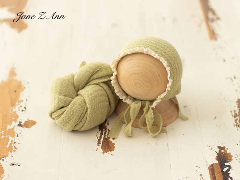 Enveloppe à motifs avec chapeau en dentelle florale pour bébé, ensemble pour nouveau-né, prise de vue en studio de photographie, multicolore,