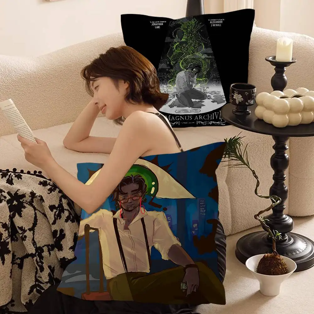 Game The M-Magnus A-Archives Pillow Gift Home Office Decoration Bedroom Sofa Car Cushion Cover Case 45x45