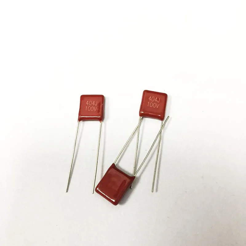 20PCS Ultra-Thin Capacitor for Wireless Charging 100V 404J 400nF CBB Film Capacitor 0.4uf 100V