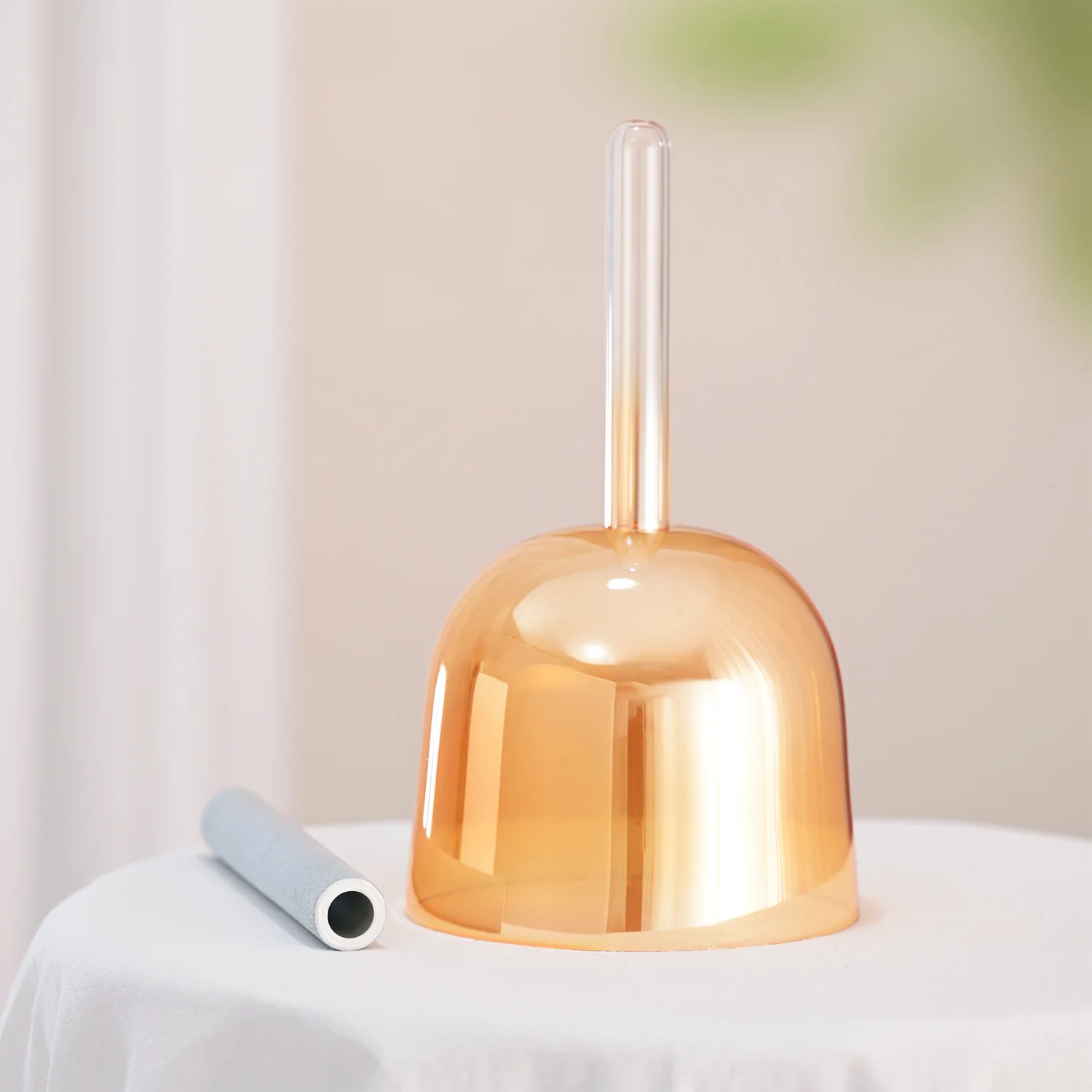 Crystal Singing Bowl Sound Therapy Meditation Sanskrit Music Bowl Seven Tones Handheld Portable Set Crystal Bowl