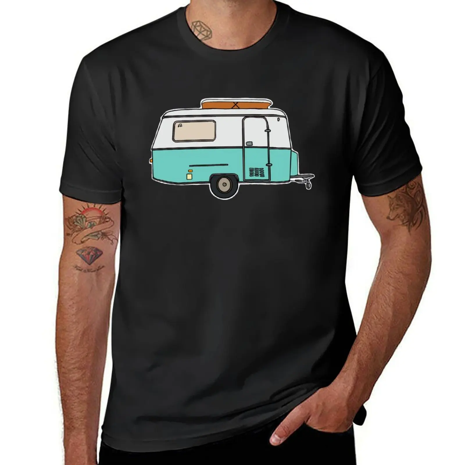 Caravan T-Shirt summer top customs design your own mens t shirt graphic