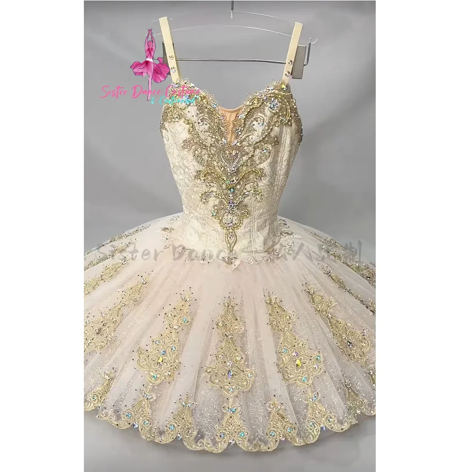 

2024 New Silver Fairy, Raymonda and other variations of the tutu high-end private custom women's children's competition dress