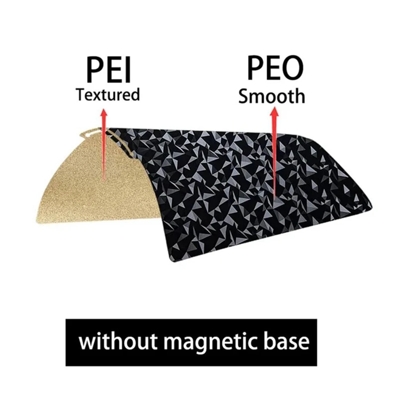 Printer 3D bertekstur dua sisi-pelat pembentuk lembaran PEI dan PEO untuk Kobra2/Kobraneo Plate