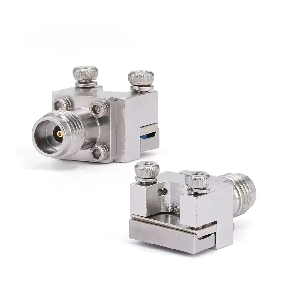 2.4mm Female Solderless Brass RF Connector End Launch for PCB with 0.51mm Center Pin Diameter DC-50GHz