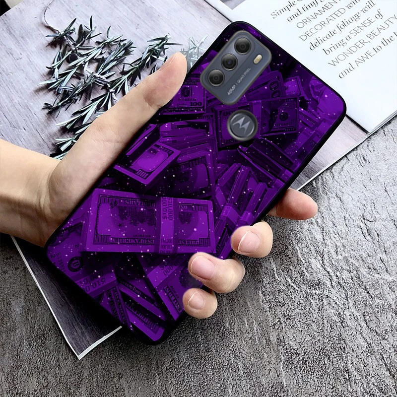 

Phone Case For Moto G85 G55 G05 G14 G75 G31 G50 G10 G20 G30 G60 G13 G32 G84 G54 G53 G72 G24 Power Purple Aesthtic