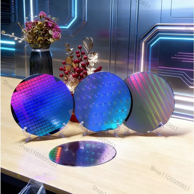 Wafer Integrated Circuit CPU Chip 12inch 8inch 6inch IC Semiconductor CMOS Photolithography Chip  Silicon Wafer