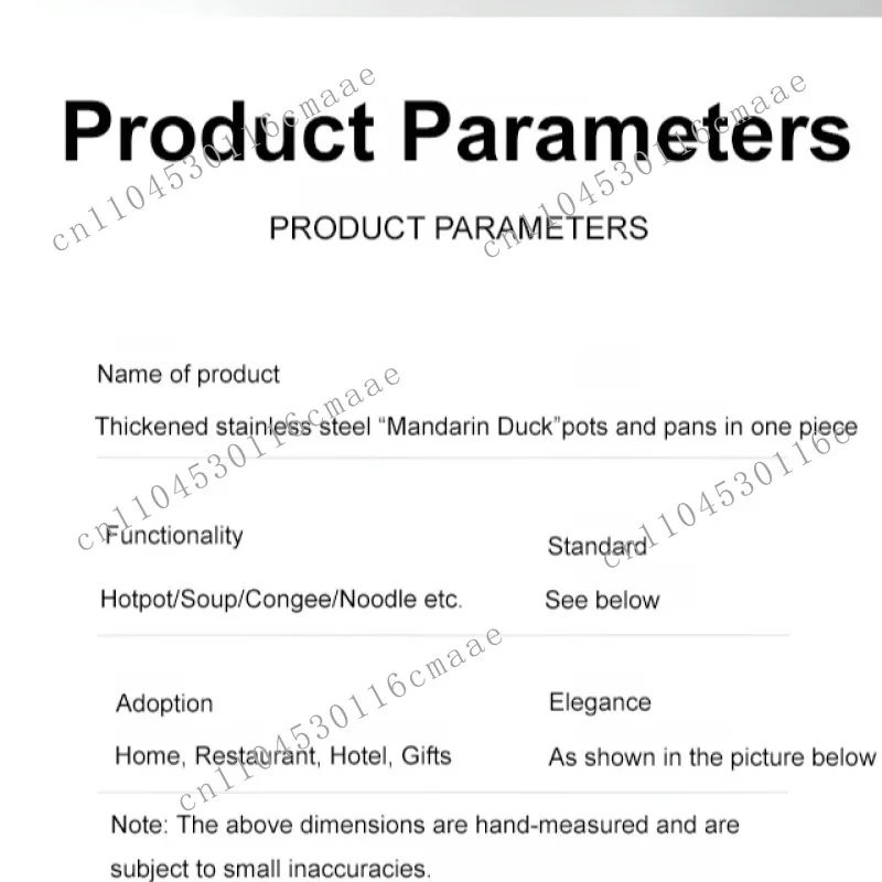 Household Yuanyang Pot Stainless Steel Thickened Divided Doubleear Soup Pot