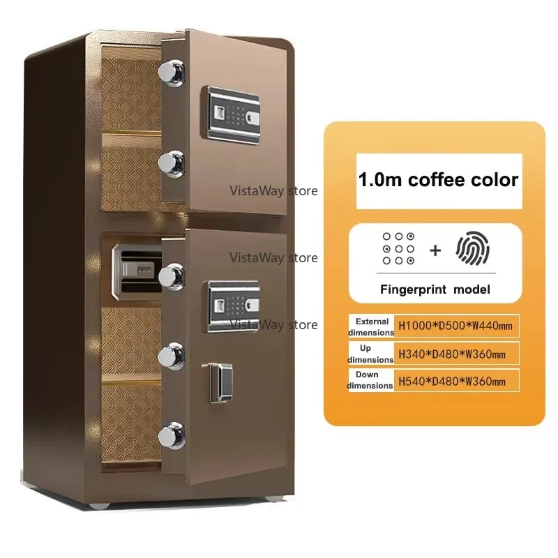 Factory Sales 1m 1.5m Electronic Password and Fingerprint Lock Version Honor Black