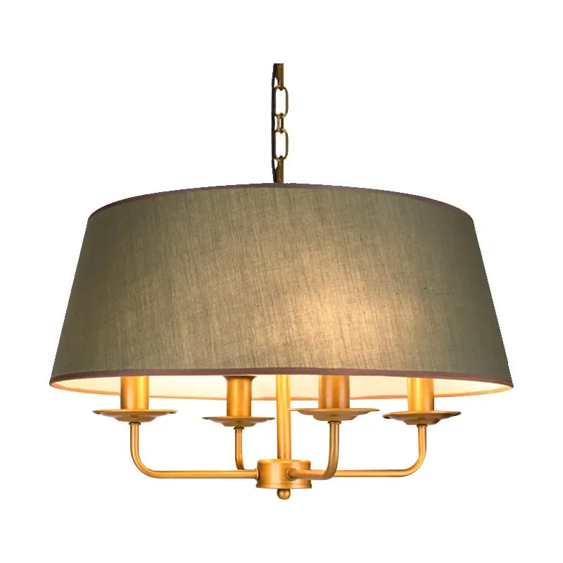 American restaurant chandelier, bar counter simple living room retro creative main study pastoral  lamps