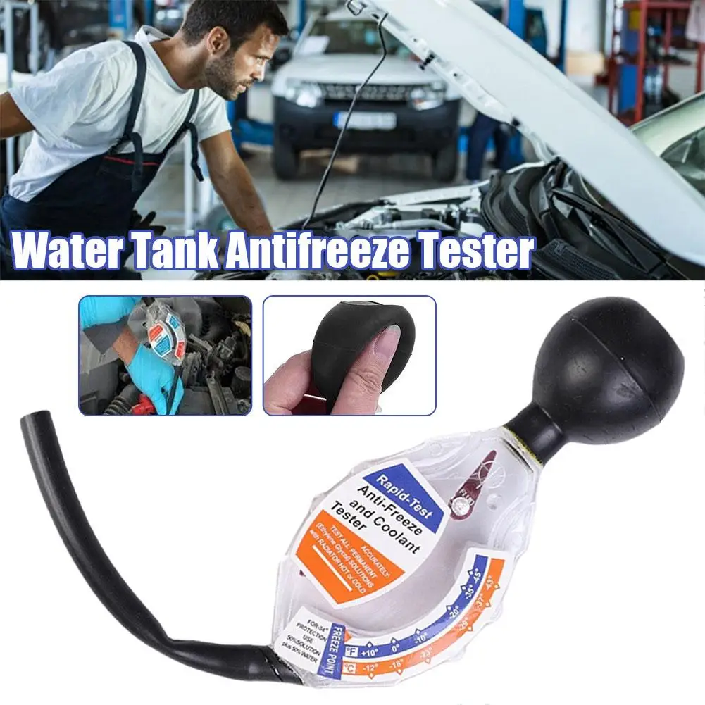 Car Radiator Coolant Tester High Accuracy Dial Water Tank Antifreeze Tester Durable Antifreeze Tester Tool For Cooling System