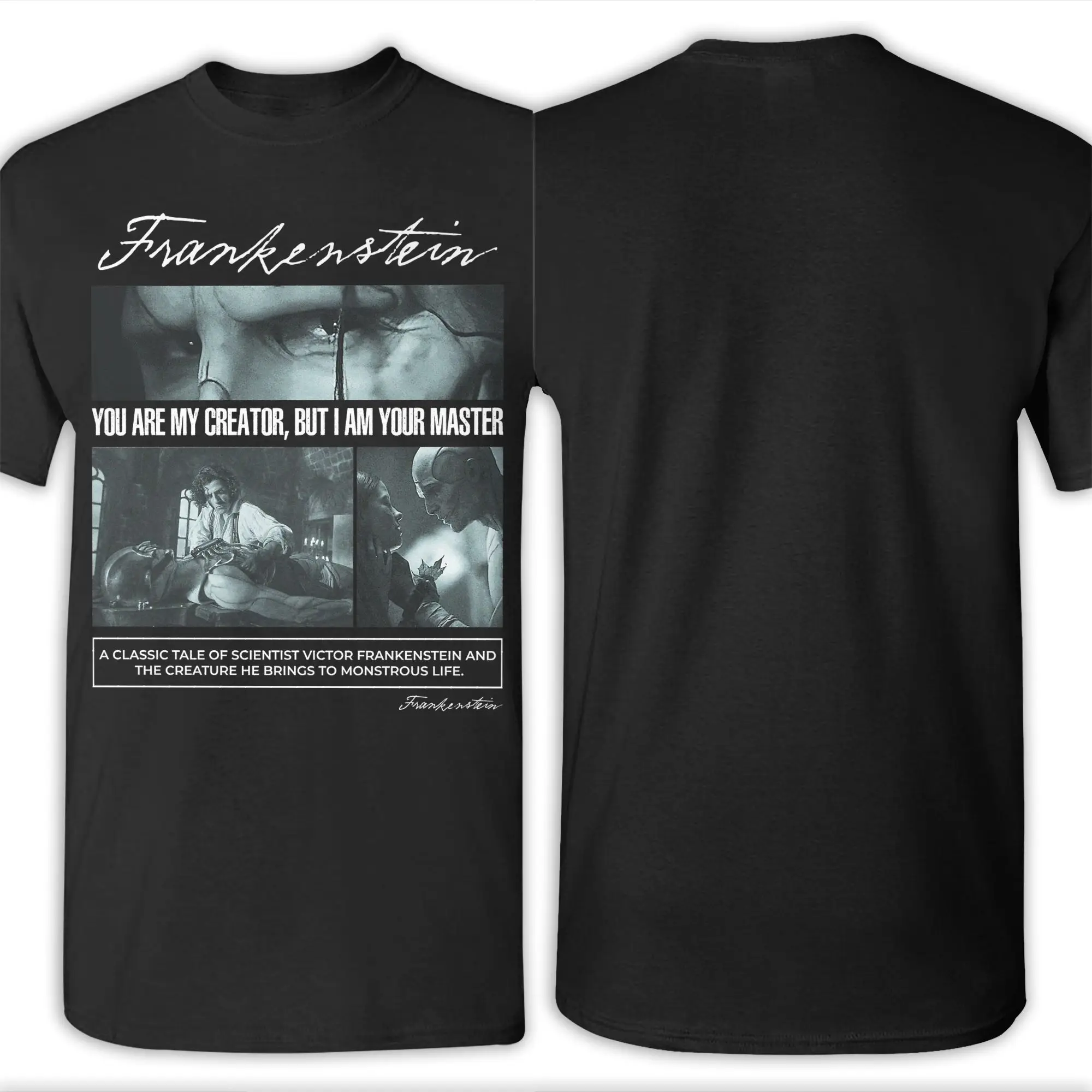 تي شيرت رجالي ونسائي من فيلم فرانكنشتاين 2025 تي شيرت قطني مطبوع عليه رسومات تي شيرت ملابس علوية #5