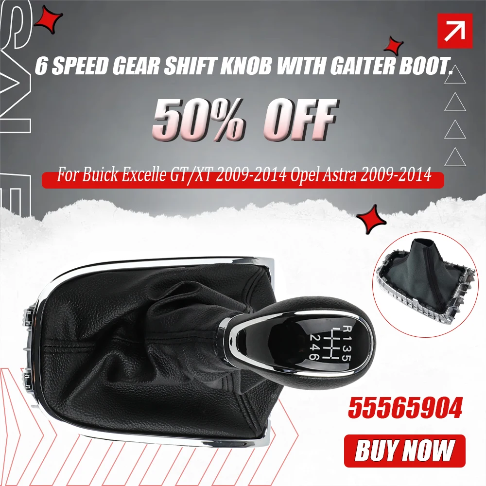 

Для Buick для Excelle GT/XT 2009-2014 6-скоростная ручка переключения передач с гетрами, Стайлинг автомобиля для Opel FOR Astra 2009-2014