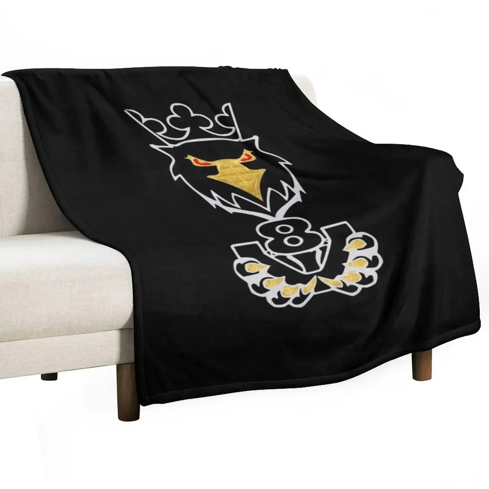 

V8 Griffin King of the road Brushed Slver Throw Blanket Custom warm winter Giant Sofa Blankets
