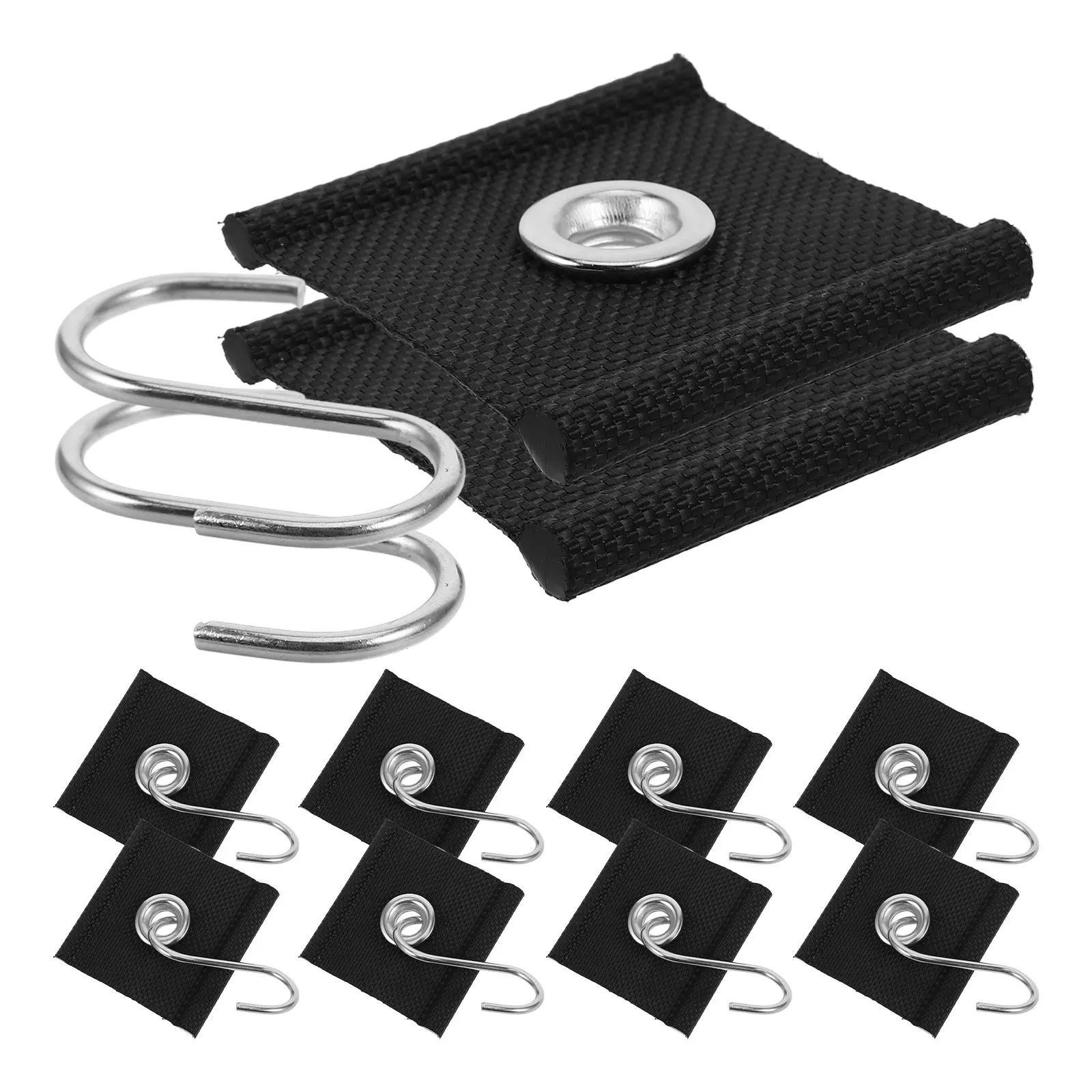 10 Ensembles de Clips pour Auvents, Supports de Lumières, Crochets de Tente Suspendue, Crochets Robustes pour Auvents