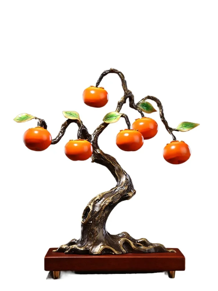Everything Persimmon Ruyi Ornament Persimmon Living Room Ornament