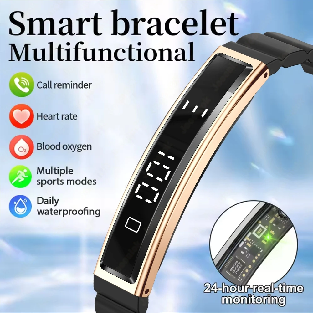 

2026 Новые Смарт-часы Шагомер Здоровье Смарт-браслет Женщины Мужчины Спорт Фитнес Водонепроницаемые Браслеты для мониторинга сердечного ритма сна