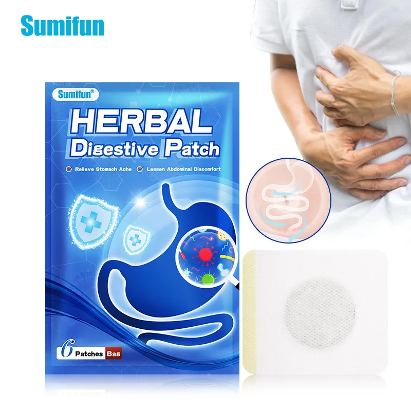 Health Care Patch for Weak Spleen and Stomach, Digestive Patch, 6 Patches/Bag K07501