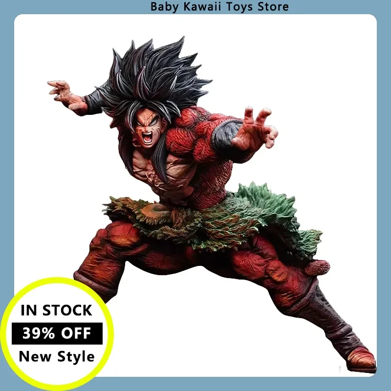 

Горячие 28 см аниме фигурки Dragon Ball Super Saiyan 4 Broli фигурки статуя из ПВХ Коллекционная модель украшения стола подарки на день рождения игрушки